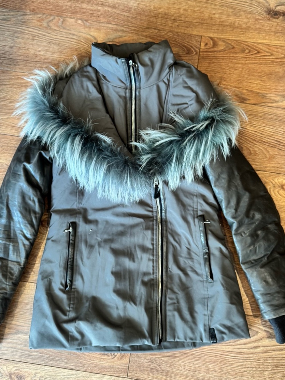 Rudsak coat medium fur leather - Picture 2 of 10